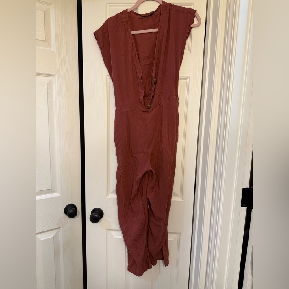 Rust Red Abercrombie & Fitch Jumper Size M